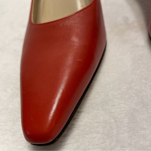 Talbots Women's Sz 6.5M Vero Cuoio Heel Buckle on Side GUC Elegant Leather Pump - Picture 8 of 11